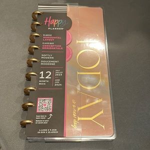 Happy Planner Skinny Classic July 23-June 24, NWT